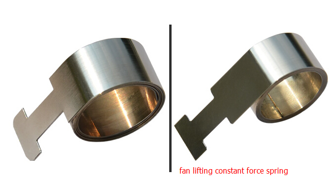 fan lifting constant force spring